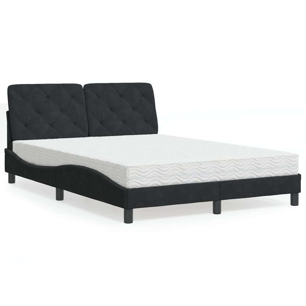 Bed Met Matras Fluweel