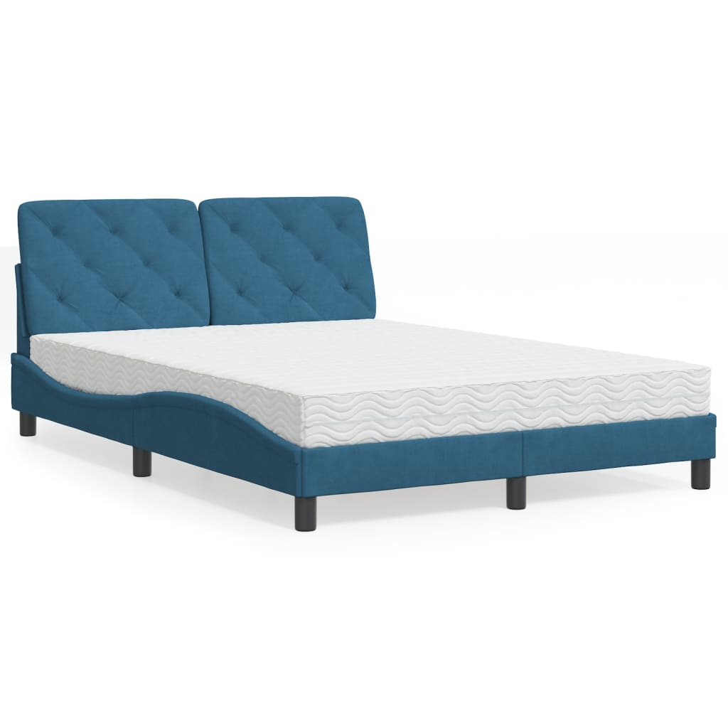 Bed Met Matras Fluweel