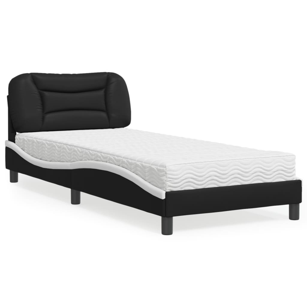 Bed Met Matras Kunstleer Kleurig