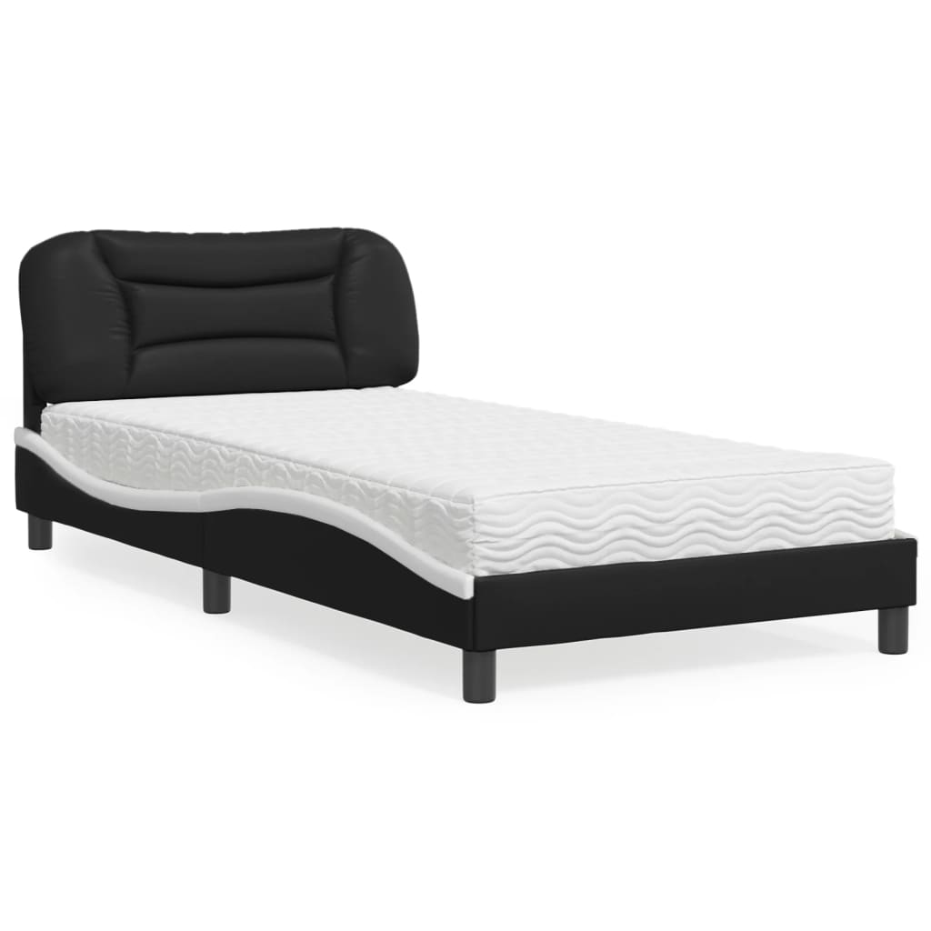 Bed Met Matras Kunstleer Kleurig