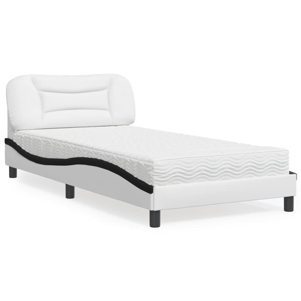 Bed Met Matras Kunstleer Kleurig