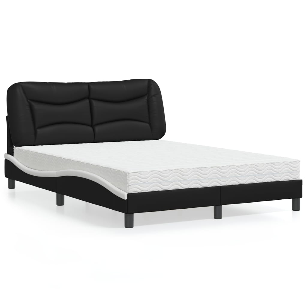 Bed Met Matras Kunstleer Kleurig