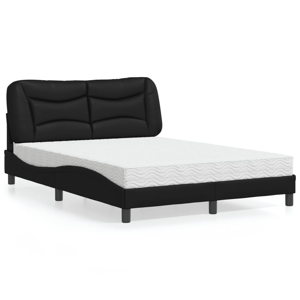 Bed Met Matras Kunstleer Kleurig