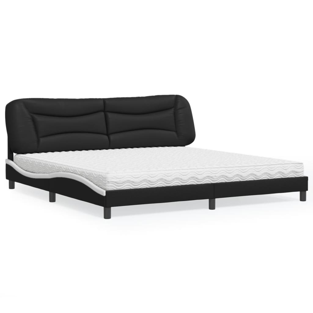 Bed Met Matras Kunstleer Kleurig