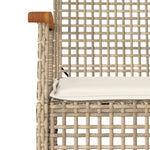 9-Delige Tuinset Met Kussens Poly Rattan Beige