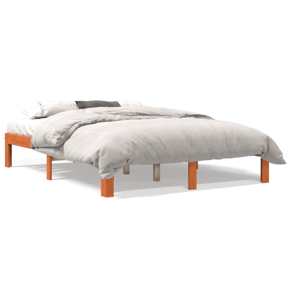 Bedframe Zonder Matras Massief Grenenhout