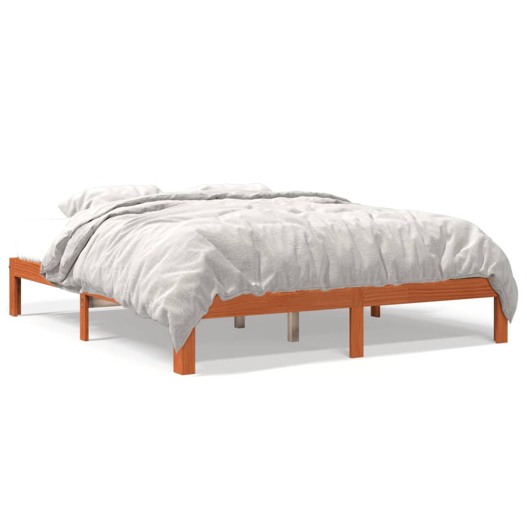 Bedframe Zonder Matras Massief Grenenhout