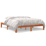 Bedframe Zonder Matras Massief Grenenhout