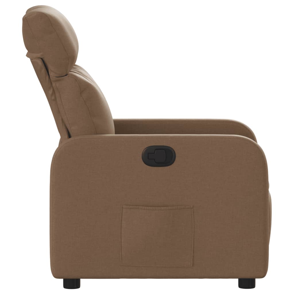 Fauteuil Verstelbaar Stof Bruin