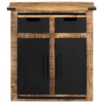 Dressoir Met 55X35X60 Cm Massief Mangohout