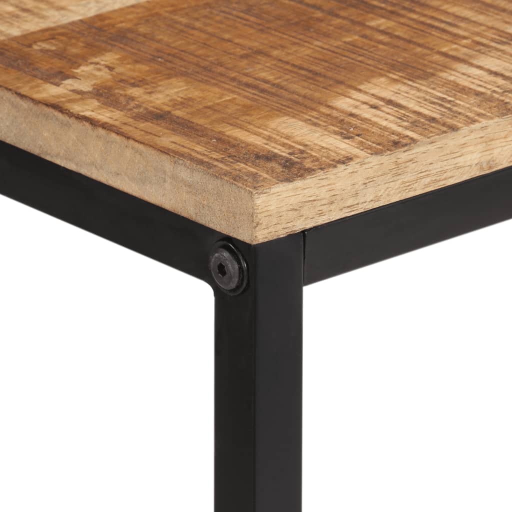 Wandtafel Massief Ruw Mangohout