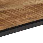 Wandtafel Massief Ruw Mangohout