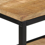 Wandtafel Massief Ruw Mangohout