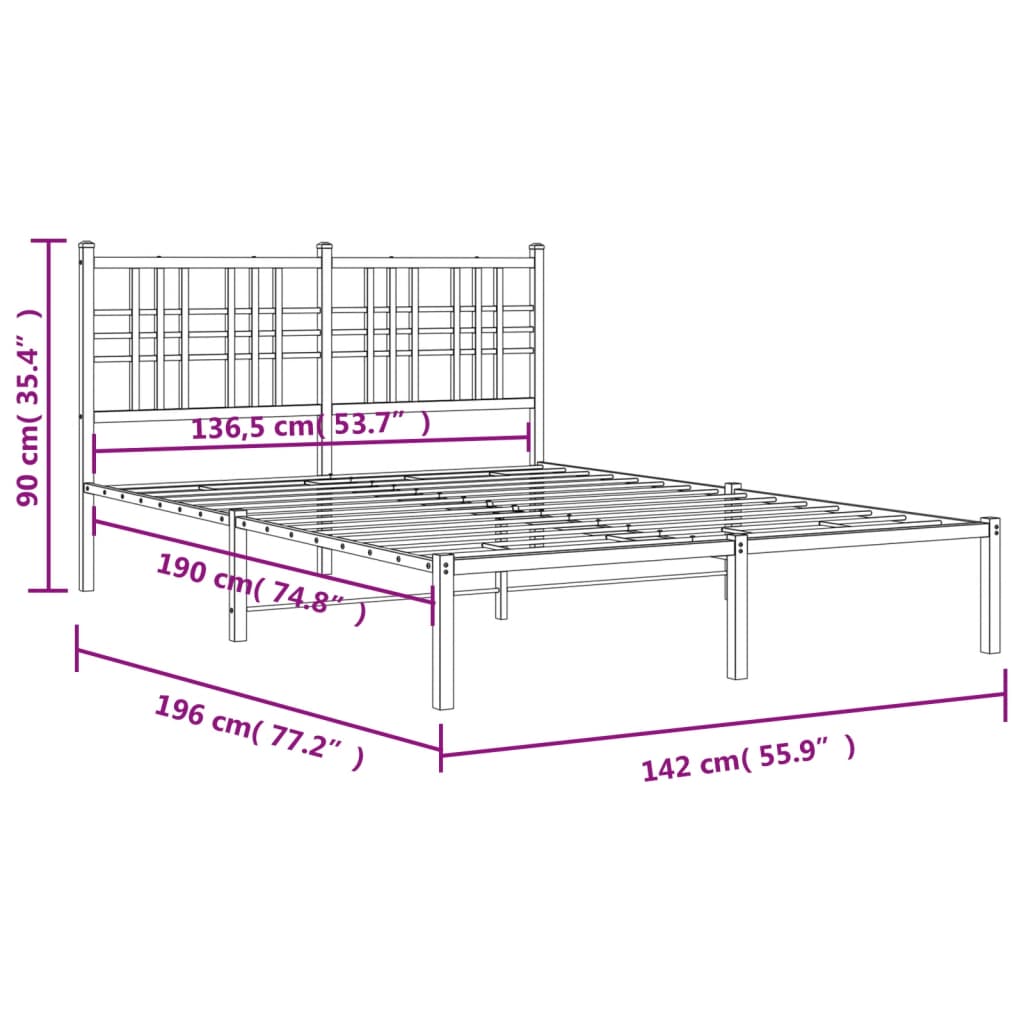 Bedframe Metaal