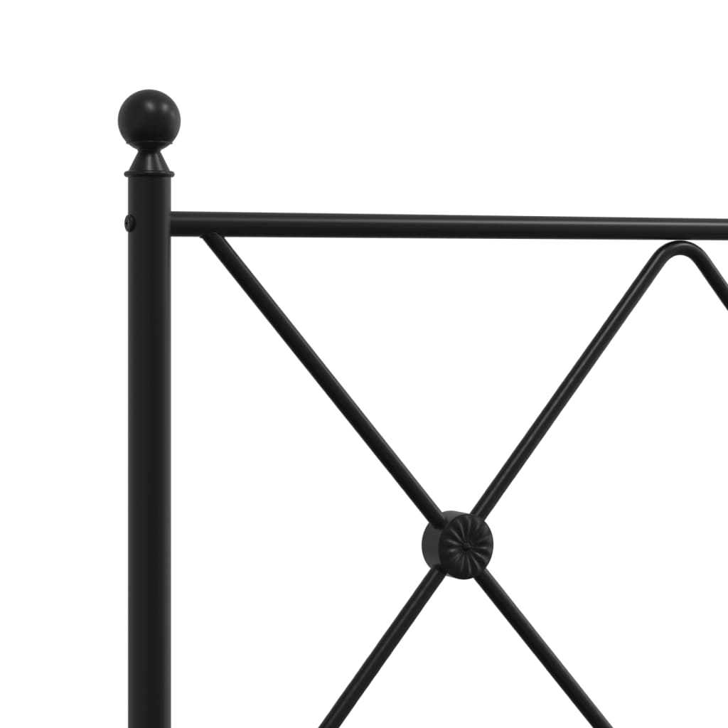 Bedframe Metaal Zwart