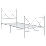 Bedframe Met Hoofd- En Voeteneinde Metaal