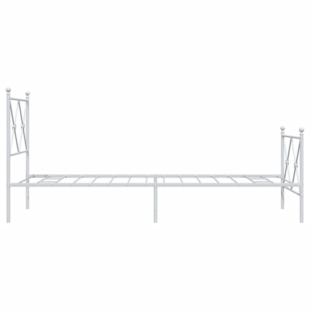 Bedframe Met Hoofd- En Voeteneinde Metaal