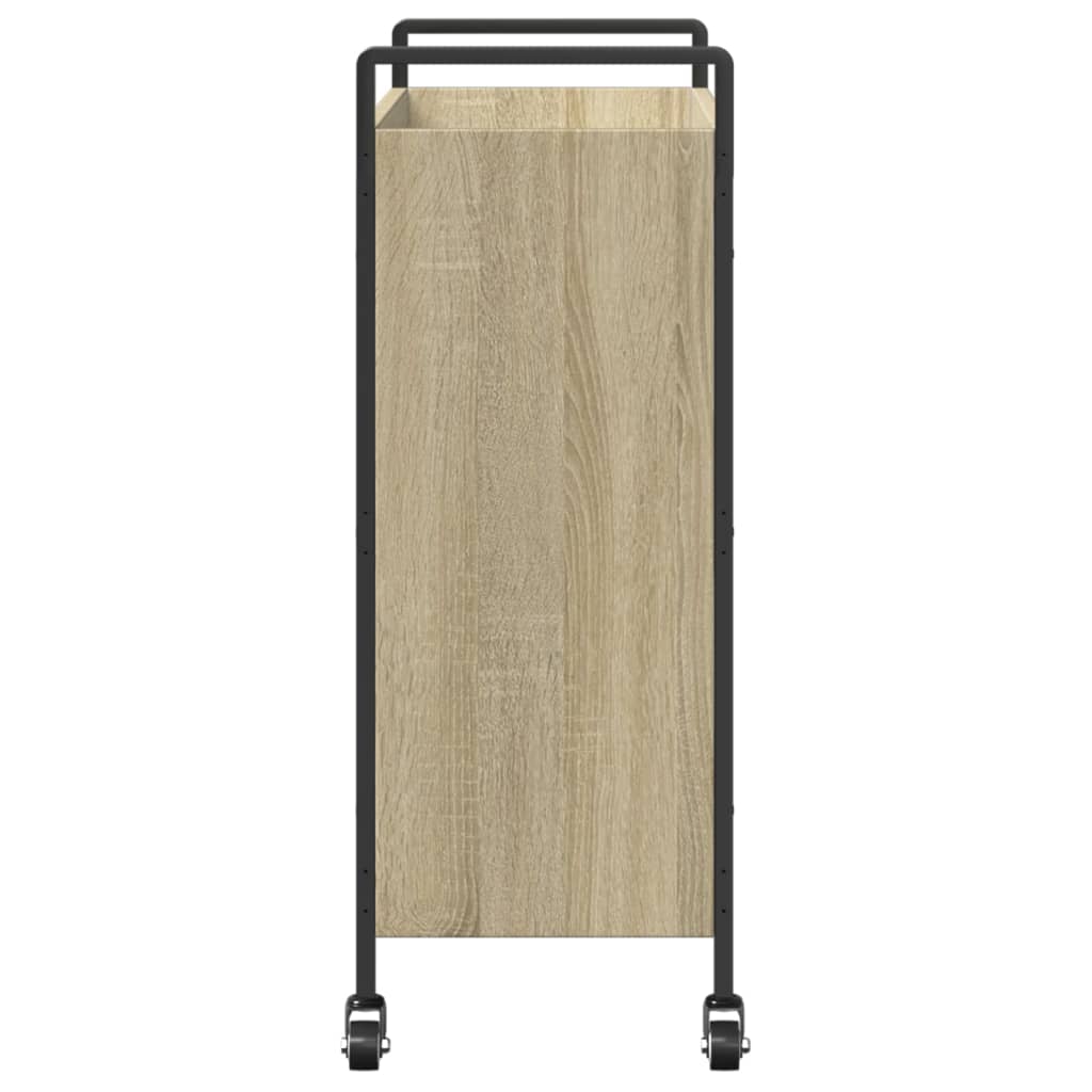 Keukentrolley 70X30X82 Cm Bewerkt Hout Kleurig