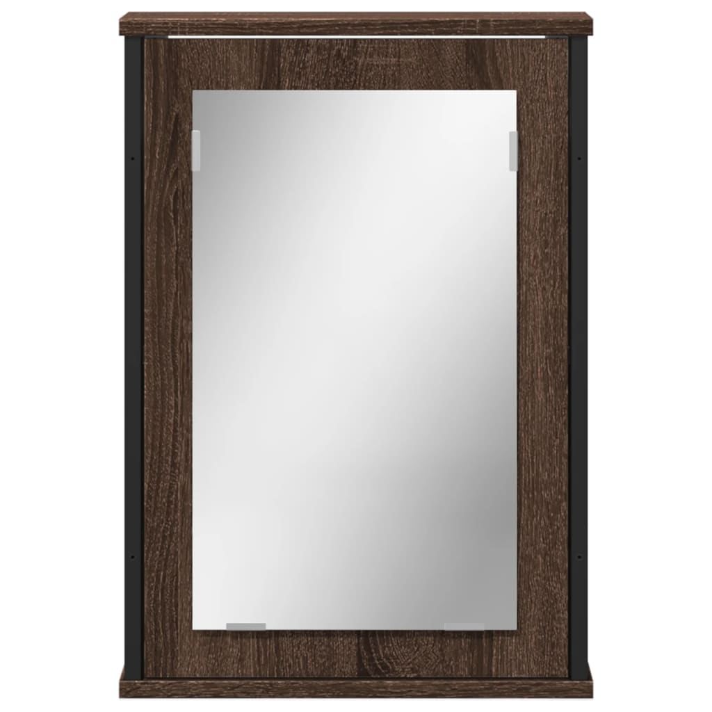 Badkamerspiegelkast 42X12X60 Cm Bewerkt Hout Ig