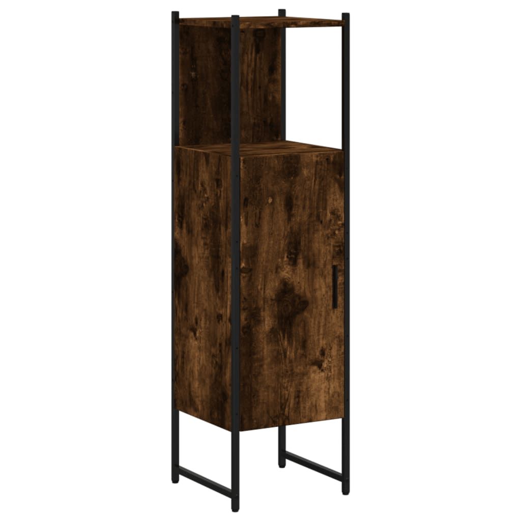 Badkamerkast 33X33X120,5 Cm Bewerkt Hout Kleurig
