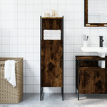 Badkamerkast 33X33X120,5 Cm Bewerkt Hout Kleurig