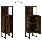 Badkamerkast 33X33X120,5 Cm Bewerkt Hout Kleurig
