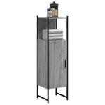 Badkamerkast 33X33X120,5 Cm Bewerkt Hout Kleurig
