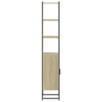 Badkamerkast 33X33X185,5 Cm Bewerkt Hout Sonoma Eikenkleurig