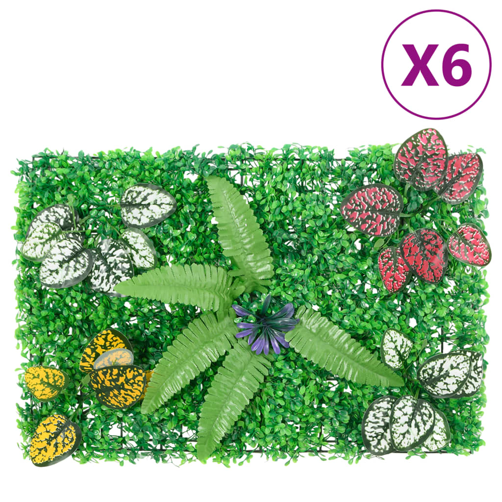   Hek Met Kunstplanten 40X60 Cm Groen