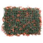   Hek Met Kunstesdoornblad 40X60 Cm Lichtrood