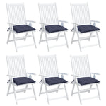 Stoelkussens Oxford Stof Marineblauw