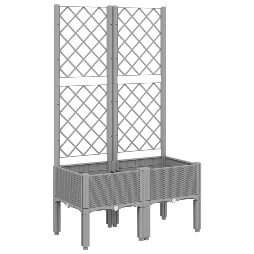 Plantenbak Met Latwerk Polypropeen