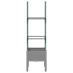 Plantenbak Met Latwerk 40X40X142,5 Cm Polypropeen