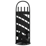 5-Delige Haardset 23X15X66 Cm Staal