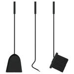 4-Delige Haardset 22X59 Cm Staal