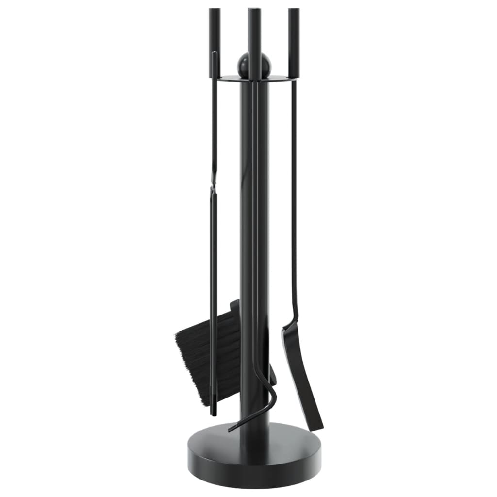 5-Delige Haardset 18X56 Cm Staal