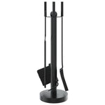 5-Delige Haardset 18X56 Cm Staal