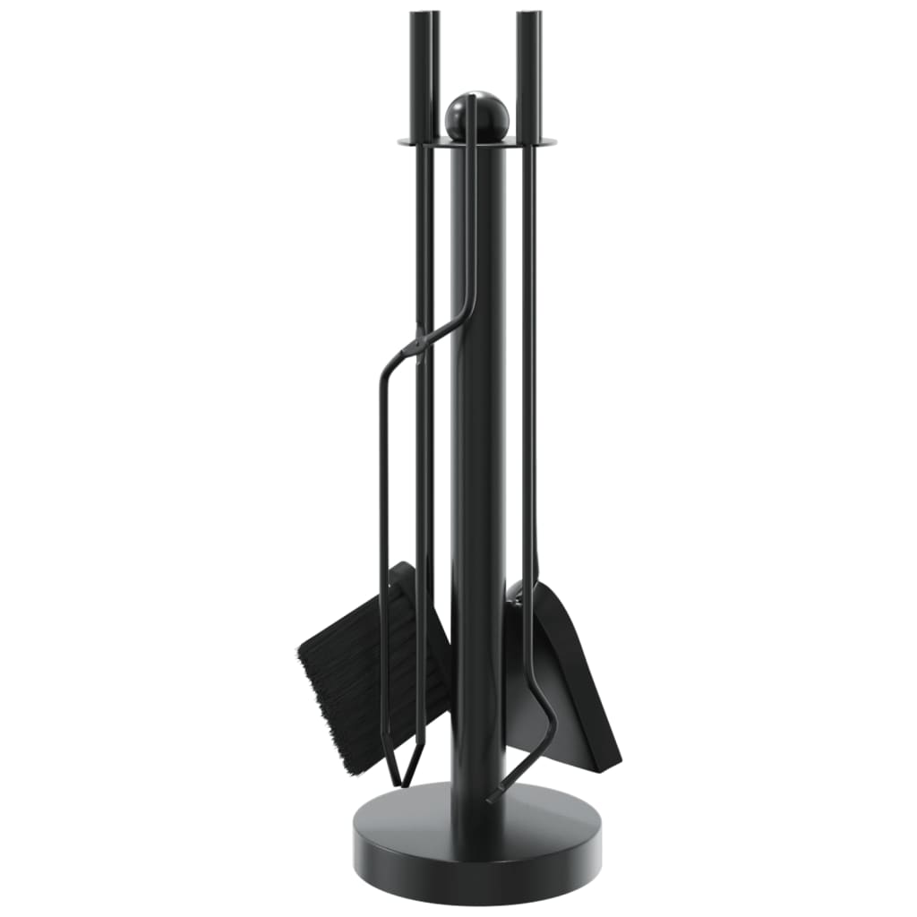 5-Delige Haardset 18X56 Cm Staal