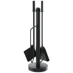 5-Delige Haardset 18X56 Cm Staal
