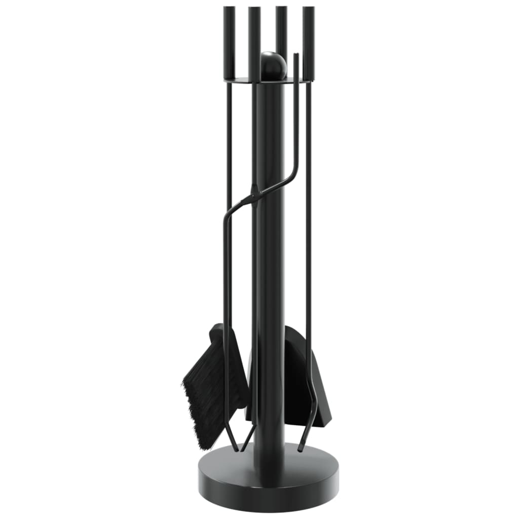5-Delige Haardset 18X56 Cm Staal