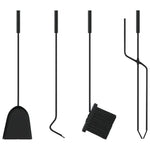 5-Delige Haardset 18X56 Cm Staal