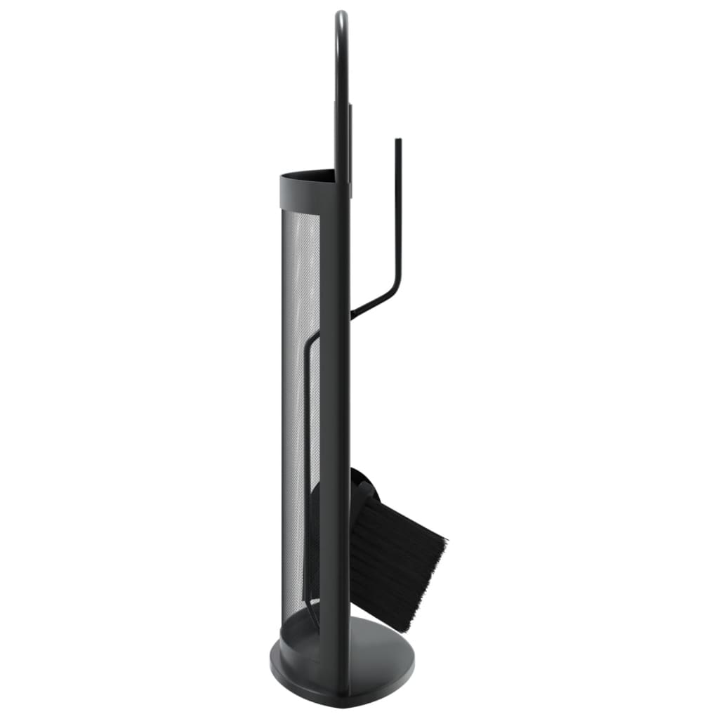 5-Delige Haardset 23X15X66 Cm Staal