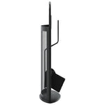 5-Delige Haardset 23X15X66 Cm Staal
