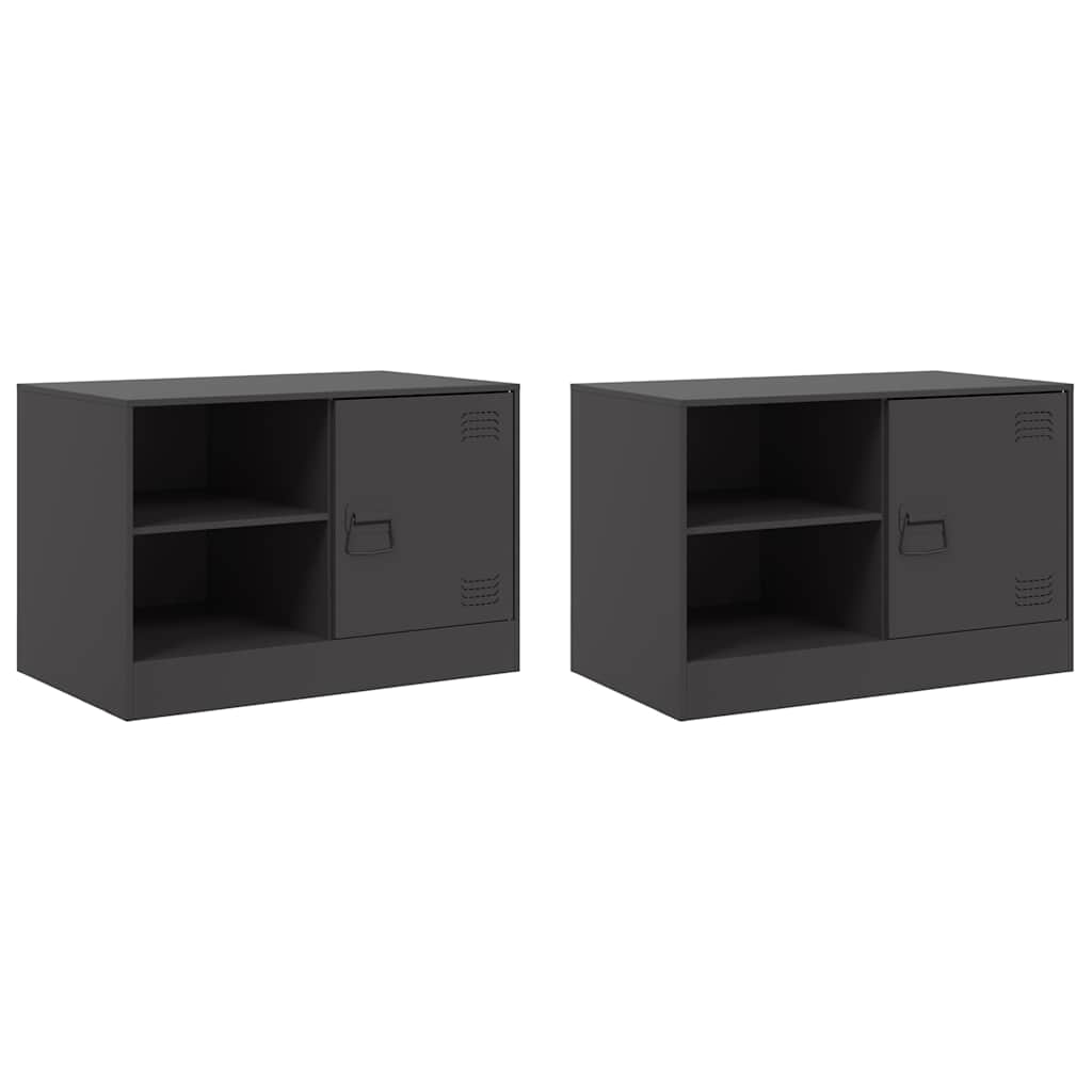 Tv-Meubelen 67X39X44 Cm Staal