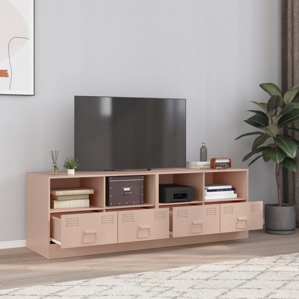 Tv-Meubel 67X39X44 Cm Staal