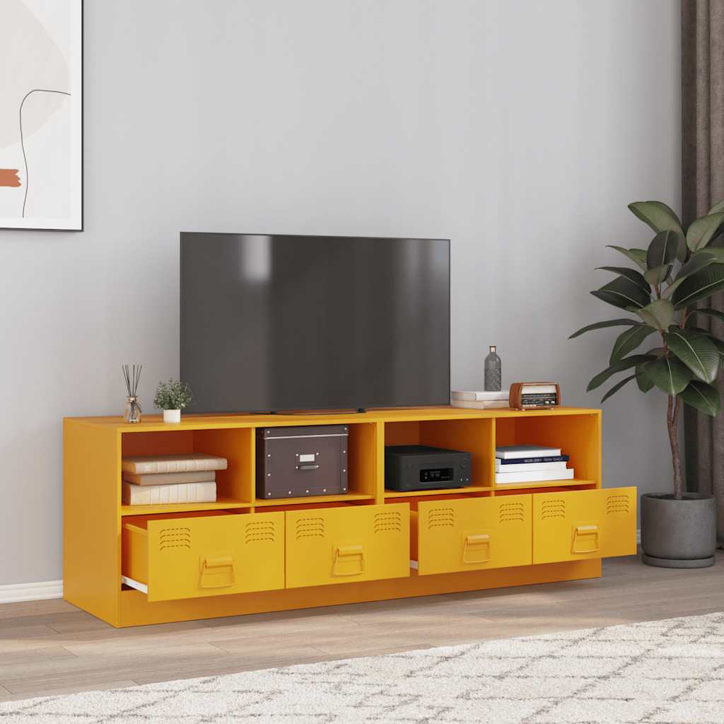 Tv-Meubel 67X39X44 Cm Staal