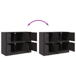 Dressoir 99X39X73 Cm Staal