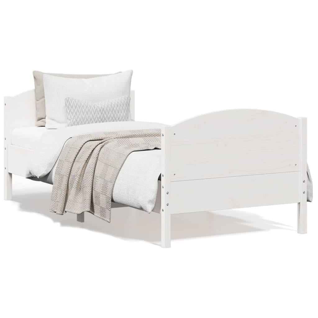 Bedframe Zonder Matras Massief Grenenhout