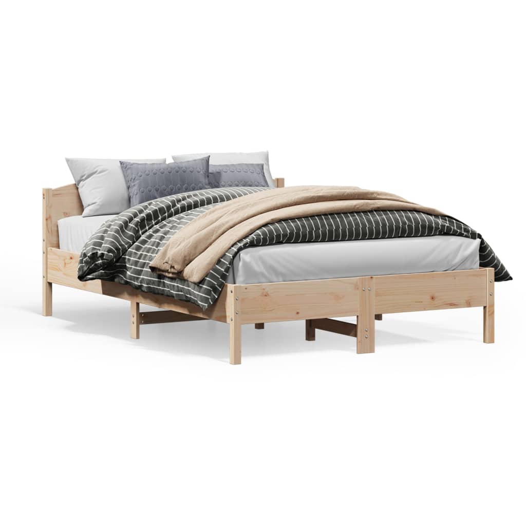 Bedframe Zonder Matras Massief Grenenhout