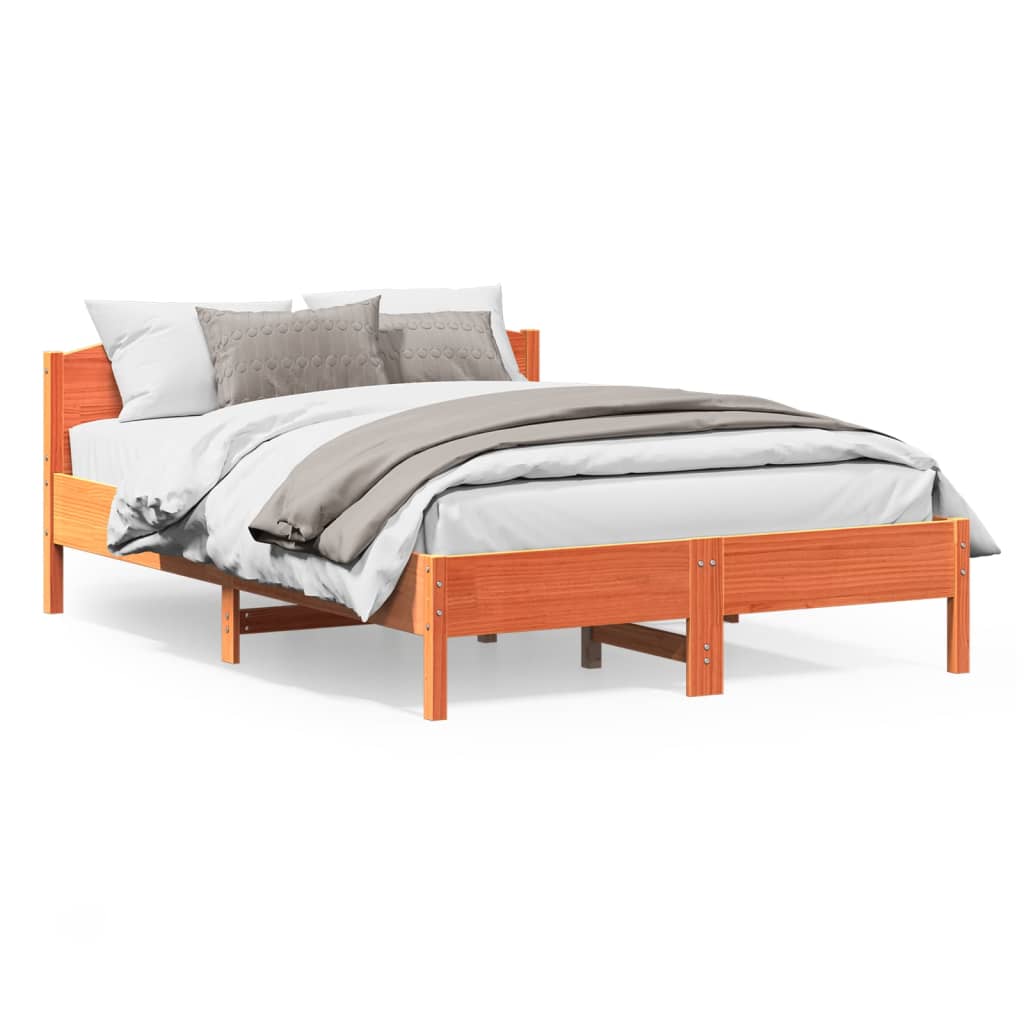 Bedframe Zonder Matras Massief Grenenhout